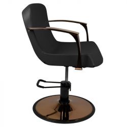 GABBIANO Kadeřnická židle COPPER BOLONIA - černá