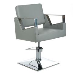 Kadeřnická židle Arturo BR-3936A - světle šedá