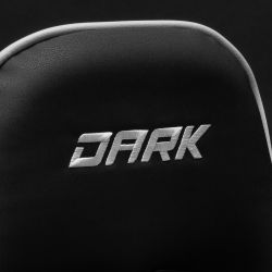 Herní židle DARK - černobílá