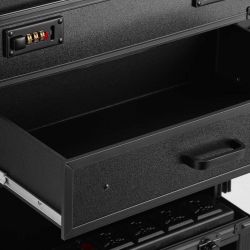 GABBIANO Mobilní kadeřnický kufr V21 - černý
