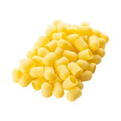 Brusné kloboučky žluté 13 mm/240 MED CAP, 100ks