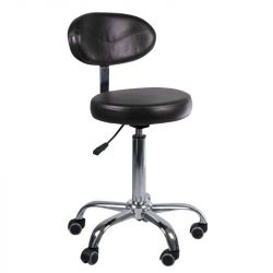 Kosmetická stolička s opěrátkem BD-9934 černá