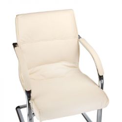 Konferenční židle, židle do čekárny BX-3346 krémová
