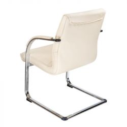 Konferenční židle, židle do čekárny BX-3346 krémová