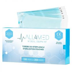  ALL4MED Sterilizační sáčky 135x250 mm - 200 ks